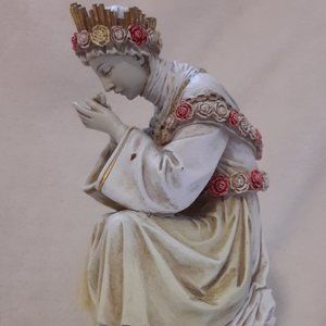 Resin Statue of Our Lady of LaSallette a/k/a  The Weeping Madonna